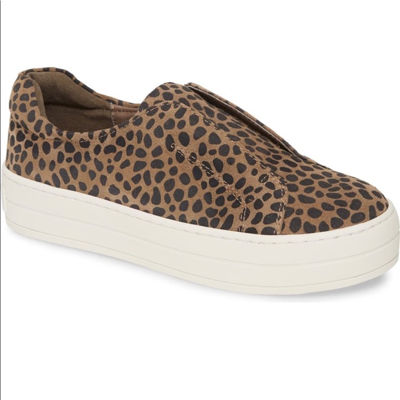jslides leopard sneaker